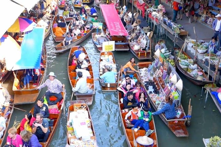 Paddle Through Damnoen Saduak: Floating Market Day Trip from Bangkok