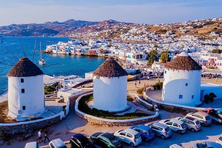 Mykonos Town & Island Half-Day Tour: Windmills, Ano Mera & Kalafatis Beach photo 2