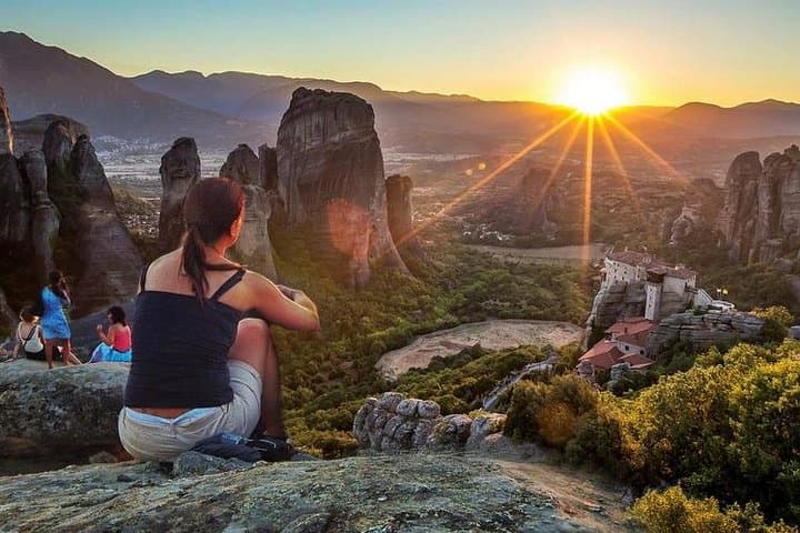 Meteora Full-Day Tour from Thessaloniki — Monasteries, Cliffs & Waterfalls