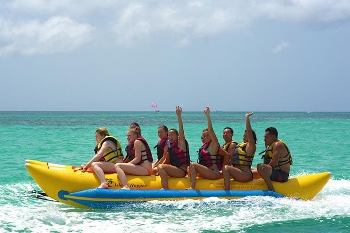 Banana Boat Ride in Aruba: 20-Min Thrill at Palm Beach