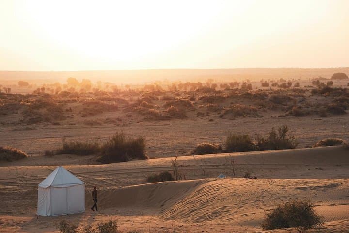 Jaisalmer Desert Overnight: Kuldhara Camel Safari, Cultural Show & Dune Camping photo 3