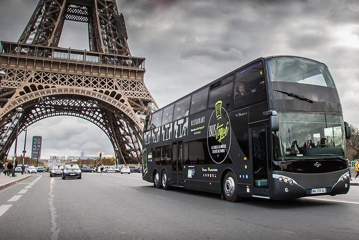 Champs-Élysées Lunch & Champagne: Panoramic Dining Bus Tour in Paris photo 3