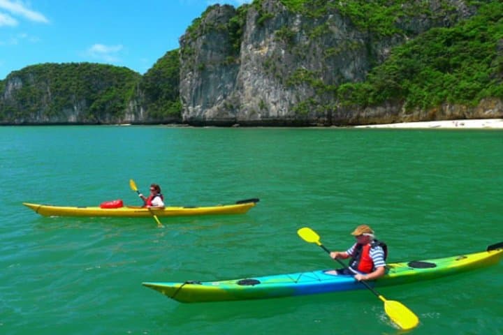 Overnight Lan Ha Bay Cruise: Kayaking, Caves & Cooking Class from Hanoi photo 4
