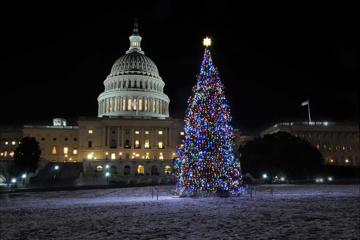 Washington DC Holiday Lights Tour & Old Town Alexandria Evening Bus Guide