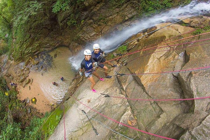 Puerto Vallarta Adrenaline Circuit: Zipline, Waterfall Rappel & Speedboat Rush