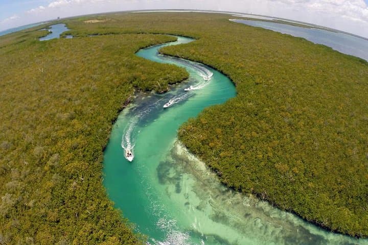 Captain a Speedboat Through Nichupté Lagoon & Snorkel Punta Nizuc (Cancún) photo 6