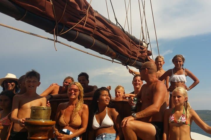 Sail the Tall Ship Andrea Jensen from Alghero: Lunch, Wine & Capo Caccia photo 3