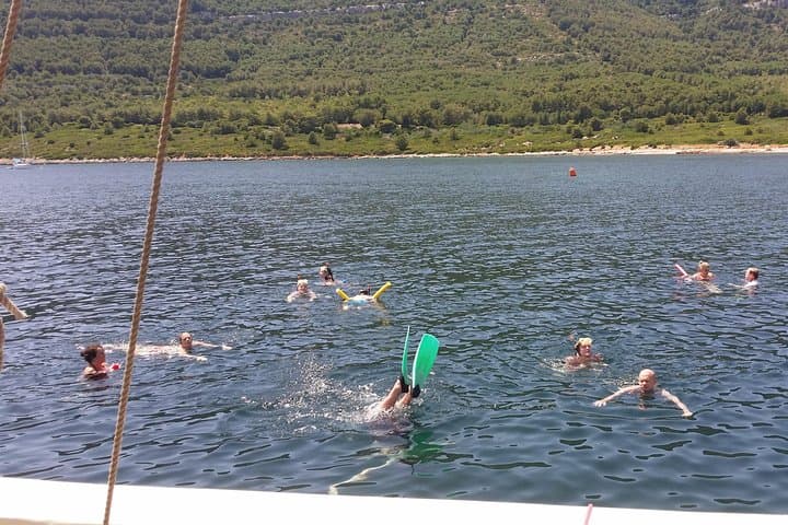Sail the Tall Ship Andrea Jensen from Alghero: Lunch, Wine & Capo Caccia photo 4
