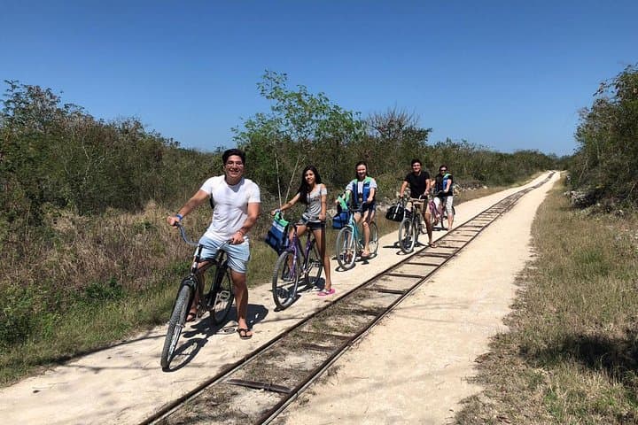 Cenotes Santa Bárbara Day Trip from Mérida — Horse-Drawn Trucks, Bikes & Crystal Pools photo 2