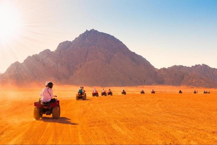 Hurghada Desert Quad Bike Safari: Sunset Dunes & Bedouin Tea photo 1
