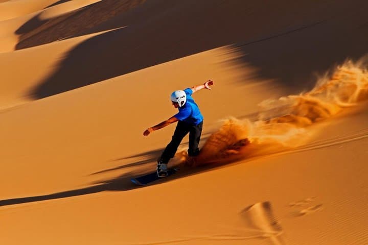 Private Dubai Sandboarding Safari: Dune Bashing, Sandboarding & Camel Ride photo 6