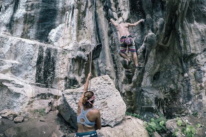 Railay Beach Sea‑Cliff Climbing: Intermediate Half‑Day Private Guide photo 5