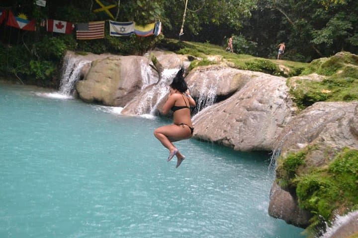 Ocho Rios Blue Hole Secret Falls: Private Tour to Jungle Pools & Local Shopping photo 2