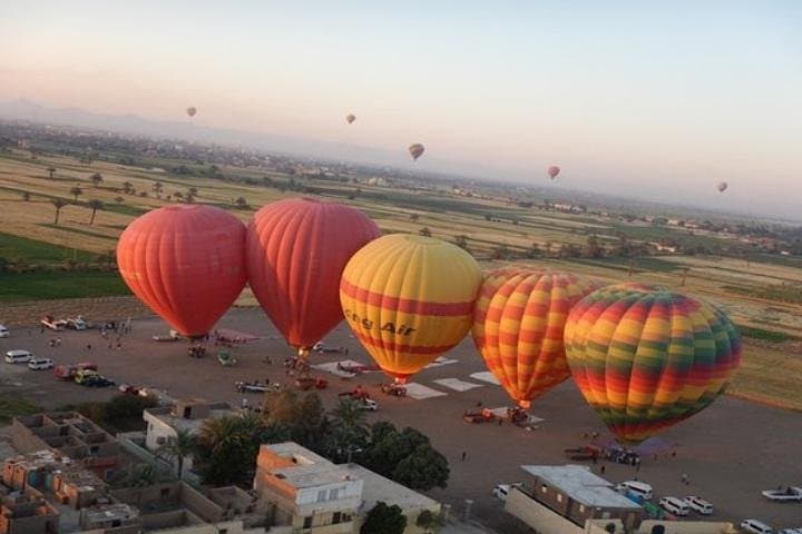 Sunrise Hot Air Balloon Over Luxor's Ancient Temples photo 4
