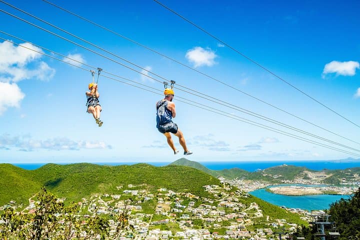 Sky Explorer & Sentry Hill Zip Line: 360° Views Above St. Maarten photo 4