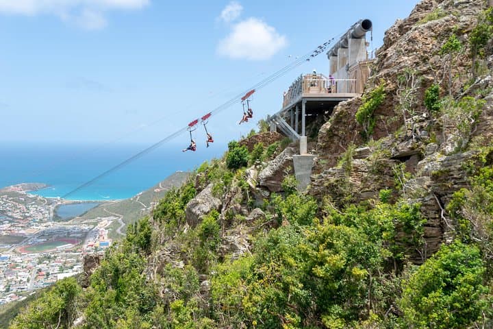 Sky Explorer & Flying Dutchman: Full Zipline Adventure at Rainforest Adventures St Maartin photo 6
