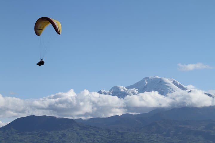 Tandem Paragliding Over Tungurahua: Baños-to-Pelileo Flight Experience