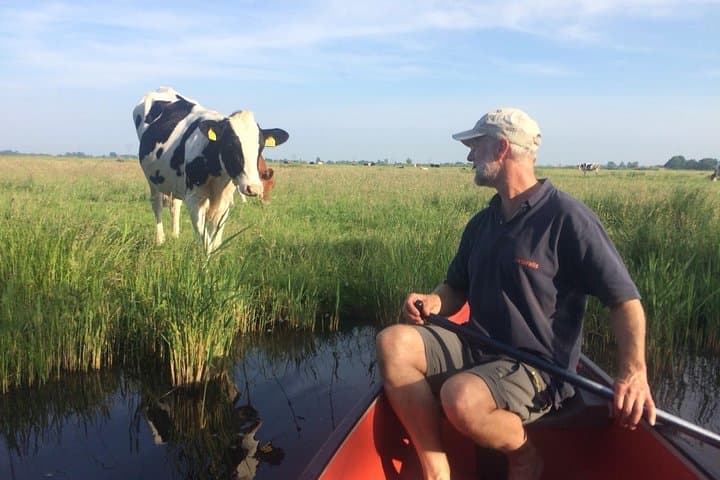 Sunset Canoe Tour in Waterland: Polders, Windmills & Lakeside Dinner photo 5