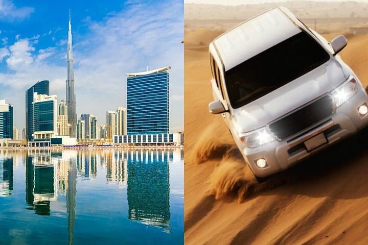 Dubai City Tour and Evening Desert Safari Combo — Palm Jumeirah, Gold Souk & Dune Bashing photo 1