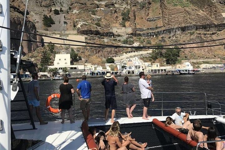 Santorini Sunset Catamaran Cruise to the Caldera: Swim, Snorkel & BBQ photo 4