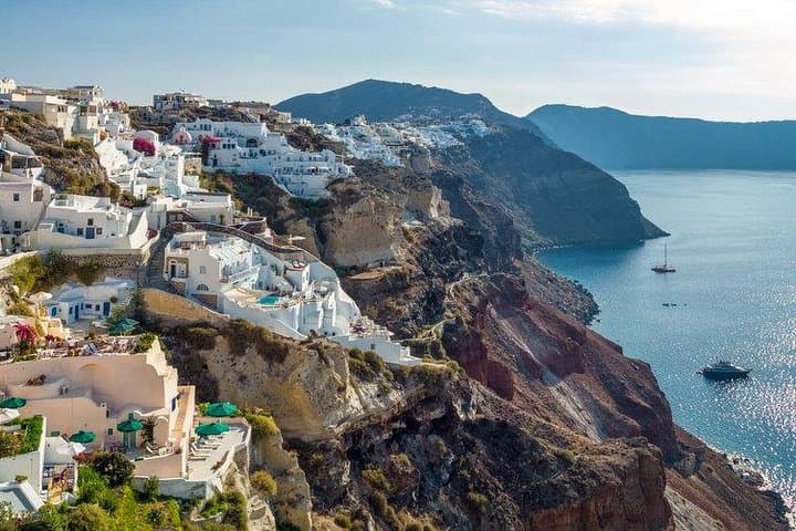 Santorini Sunset Catamaran Cruise to Caldera, Hot Springs & Red Beach photo 6
