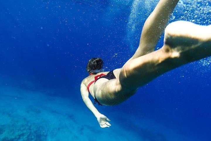Santorini Private Motor Yacht Cruise: Red Beach, Hot Springs & Caldera Coast photo 5
