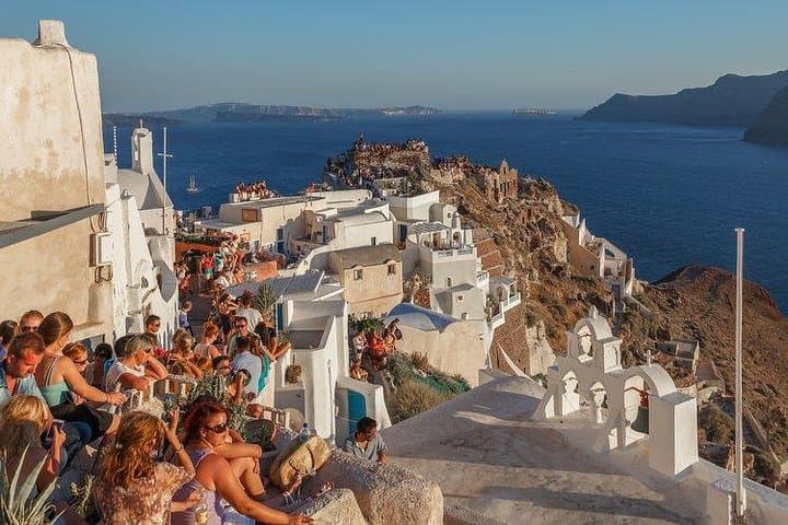 Santorini Private Motor Yacht Cruise: Red Beach, Hot Springs & Caldera Coast photo 6