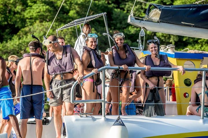 Piton Sunset Snorkel Cruise from Castries — Catamaran, Snorkeling & Marigot Bay Sunset photo 6