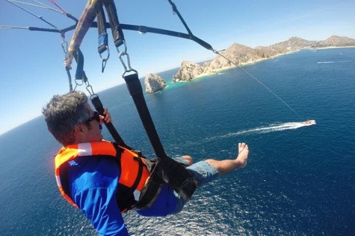 Parasailing in Cabo San Lucas: Soar Above El Arco and Medano Beach