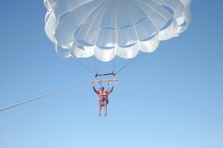 Parasailing in Cabo San Lucas: Soar Above El Arco and Medano Beach photo 2