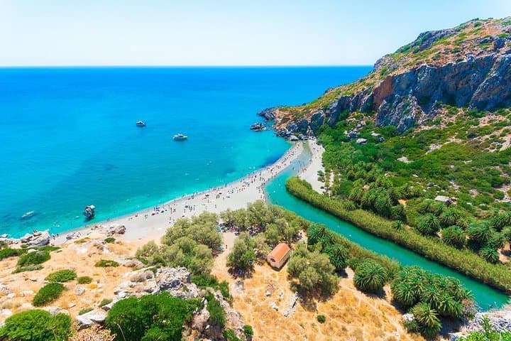 Preveli Palm Beach Day Trip from Rethymno — Boat Ride to the Palm Grove