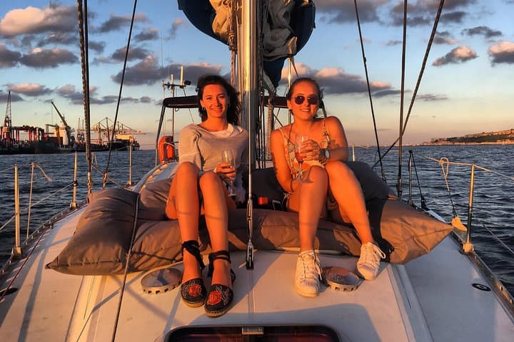 Lisbon Sunset Sailing: Sunset Cruise Past Belém with Wine and Snacks photo 3