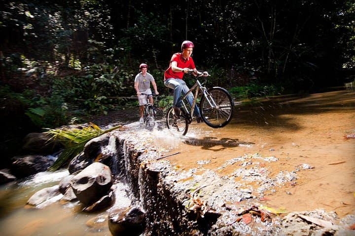 Waterfall Cycling Adventure in St. Lucia — Ride to Errard Falls & Dennery Village