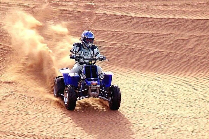 Dubai Morning Desert Safari — Quad Biking, Dune Bashing & Camel Ride in Lahbab photo 1