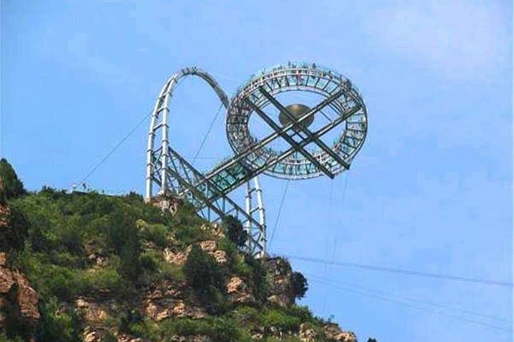 Beijing to Shilinxia Glass Platform: Private Day Trip to the Glass Bridge & Gorge