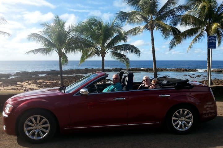 Drive Oahu: Luxury Convertible South & North Shore Tour (8 Hours)
