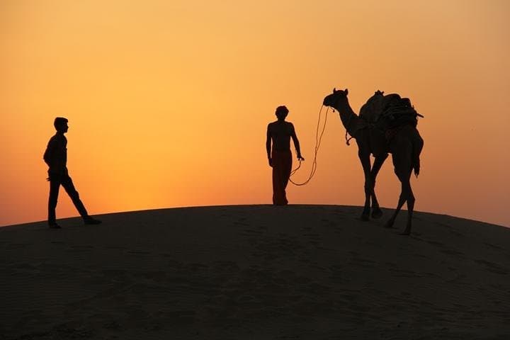 Thar Desert Camel Safari at Sunset — Non-Touristic Half-Day from Jaisalmer photo 4