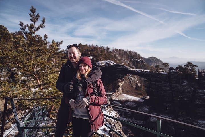 Winter Day Tour to Pravčická Gate & Bastei Bridge — Bohemian–Saxon Switzerland from Prague photo 2