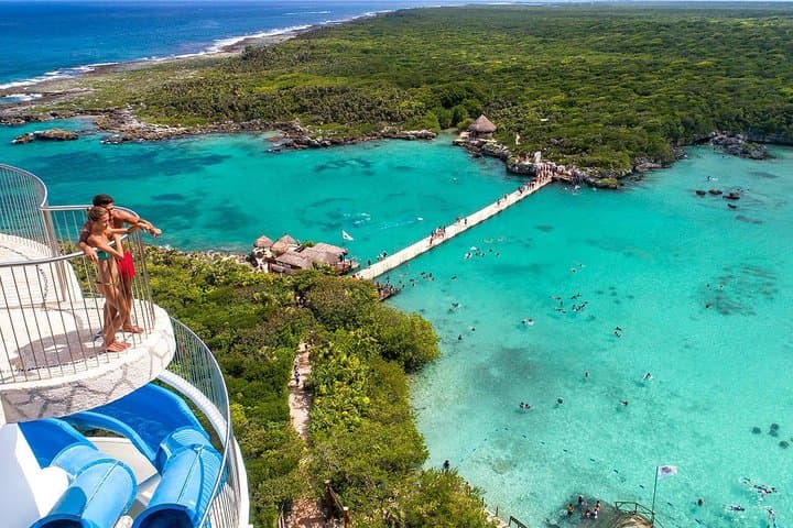 Xel-Há All-Inclusive Day Trip: Snorkel, Cenotes & Open Bar from Cancun