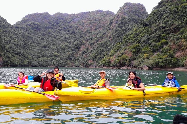 Lan Ha Bay Kayaking Day Trip from Hanoi — Cat Ba Island Arches & Ba Trai Dao Beach photo 2