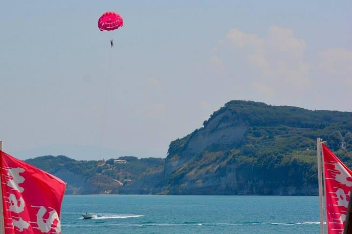 Solo Parasailing Over Sidari: Canal d'Amour Paraglide Experience in Corfu photo 4