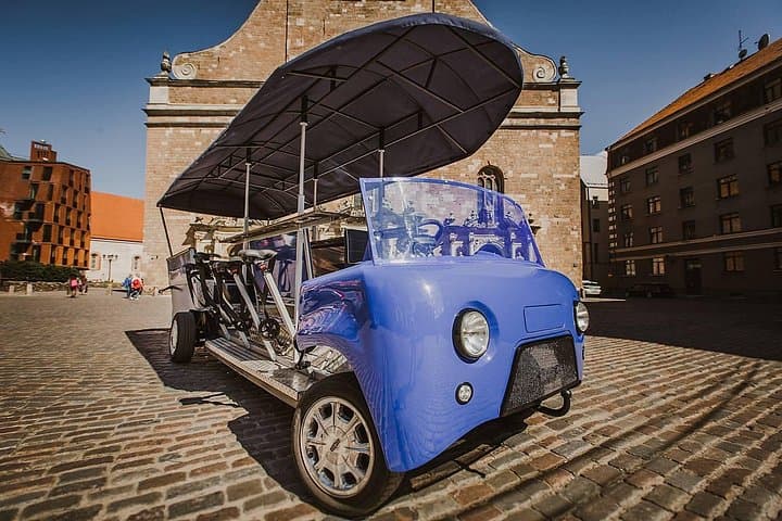 Riga Old Town Party Bike: 1-Hour Beer Bike Sightseeing Experience photo 4