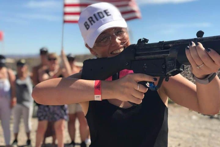 Desert Machine Gun Shooting Experience Near Las Vegas — Outdoor Range with Lunch