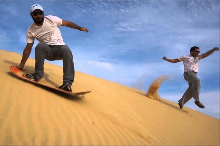 Private Dubai Sandboarding Safari: Dune Bashing, Sandboarding & Camel Ride photo 4