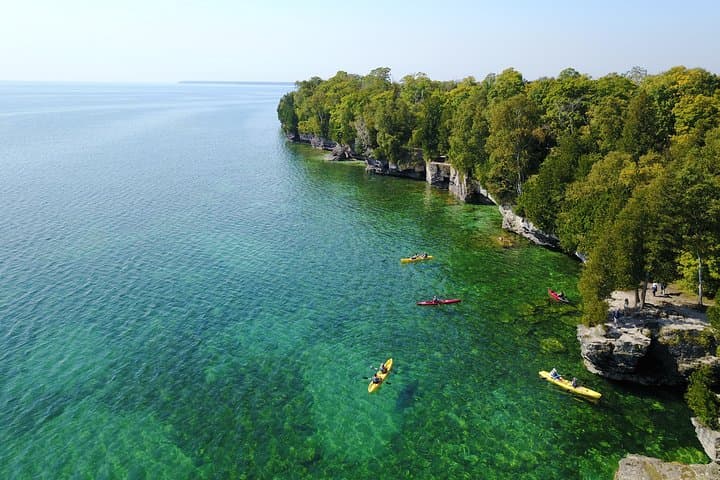 Cave Point Kayak Tour: Paddle Door County's Sea Caves & Whitefish Dunes photo 2