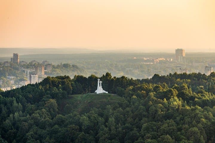 Hot Air Balloon Flight Over Vilnius Old Town — Sunrise Ride with Transfer & Champagne photo 5