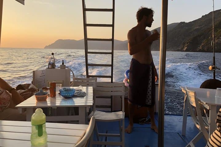 Cinque Terre Sunset Boat Tour: Aperitivo and Swim Along the Ligurian Coast photo 2