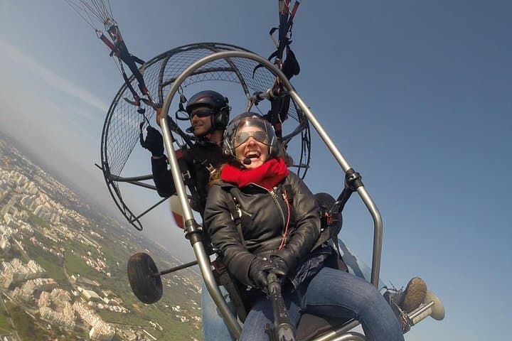 Sunrise Paratrike Flight Over Praia da Falésia — Vilamoura Coastal Paragliding
