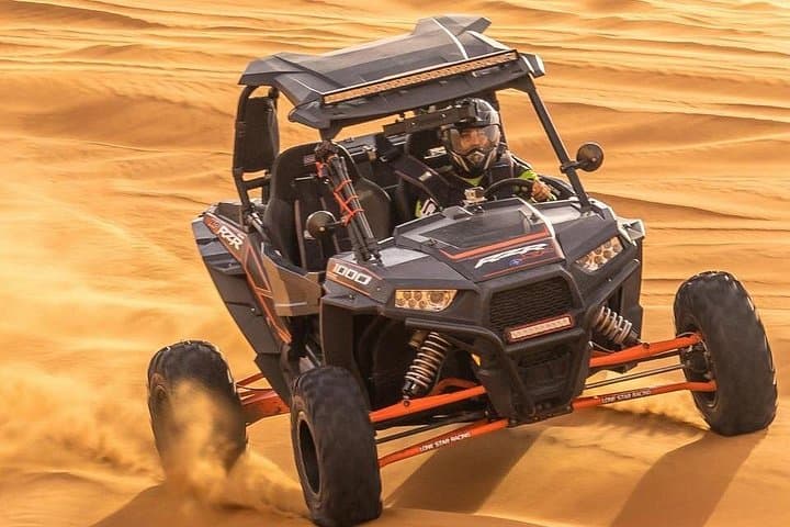Dubai Dune Buggy Desert Drive with Camel Ride & Sandboarding — Morning & Afternoon Trips photo 1