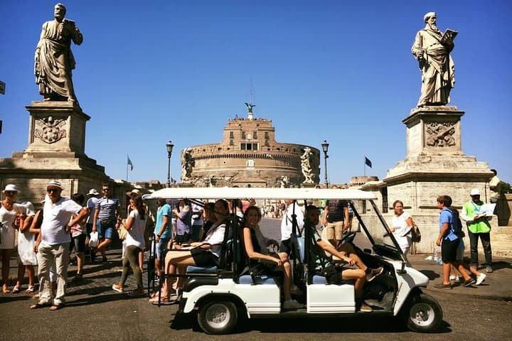 Private Half-Day Rome Golf Cart & eFiat Tour — Pantheon, Trevi, Spanish Steps
